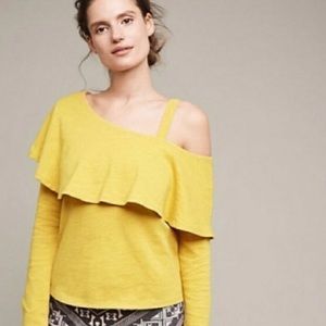 Anthropologie Postmark Asymmetrical Top
